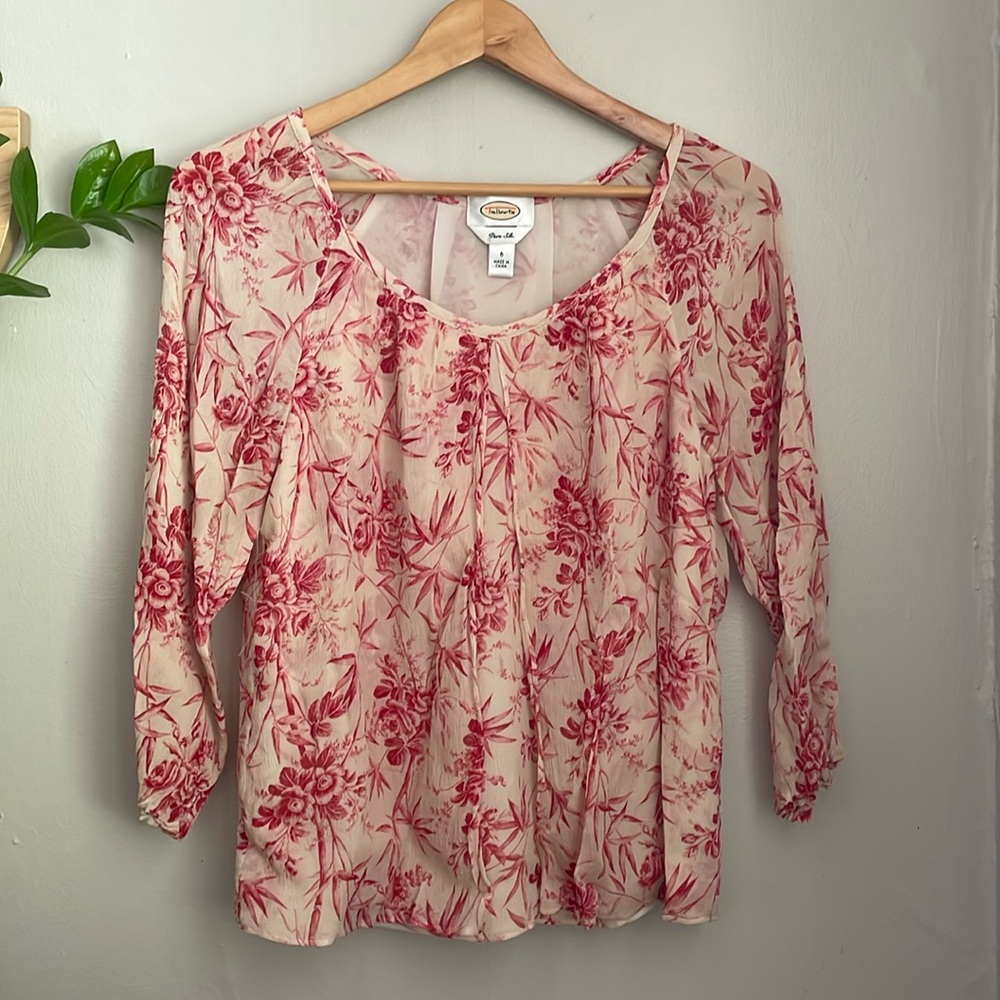 Talbots Silk Blouse